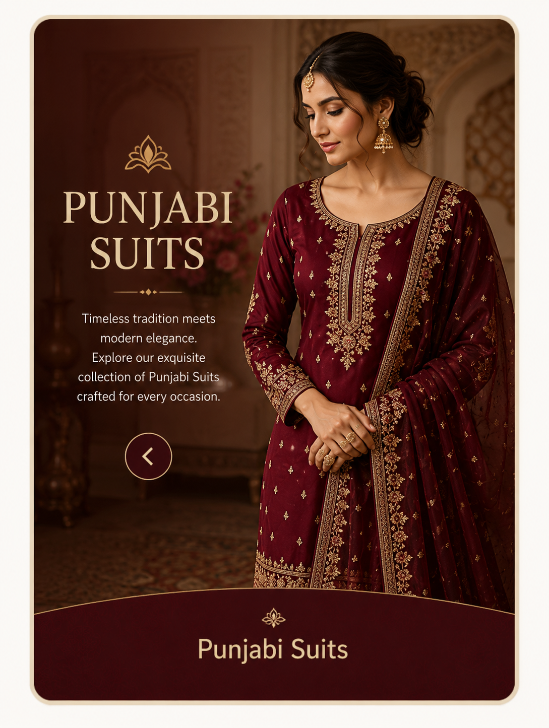 Festive Phulkari Punjabi Suit